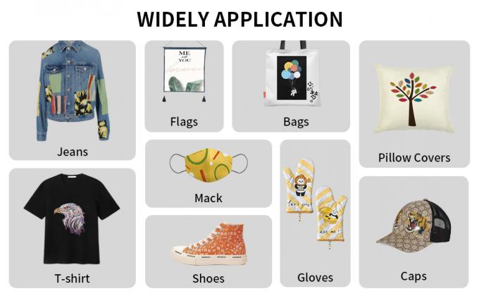 A4 / A3 DTF yazıcı filmi soğuk kabuk 75U kalınlığı PET serbest bırakma filmi yapışkan değil 4