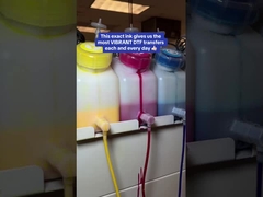 1000ml DTF mürekkep CMYK beyaz mürekkep tişört ve evcil hayvan filmi baskı için Premium DTF yazıcı mürekkepleri