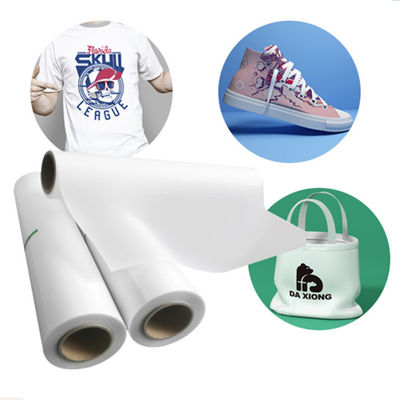 DTF Transfer Film Rulo 60cm*100m Çift Yüzlü Mat Açık PreTreat PET Isı Transfer Kağıdı Soğuk ve Sıcak Peeling