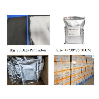 1kg DTF Transfer Tozu DTF Transfer Filmi ile Beyaz Sıcak Erimiş Yapıştırıcı Tozu