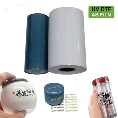 Yüksek Sertlik UV Film 60cm CMYK Polimer Parlak Beyaz Lak A+B Film