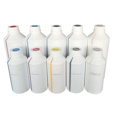 Epson XP600 L1800 L1805 P600 P800 için Beyaz DTF Pigment Mürekkep 1000ML CMYK PET Film Mürekkep