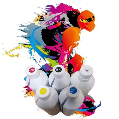 1000ML DTF Yazıcı Epson I3200 XP600 8550 8500 için Beyaz Mürekkep Isı Transferi Pigman Mürekkebi