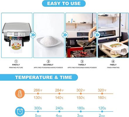 TPU DTF Transfer Tozu 1kg Kumaş için Beyaz Sıcak Erimiş Yapıştırıcı Tozu