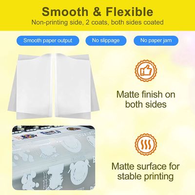 60cm DTF Yazıcı Film Soğuk Sıcak Peel mat PET Film DTF Yazıcı Doğrudan Tişört