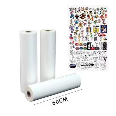 75mic DTF Film Roll Çift Yan Mat 60cm 30cm 33cm PET Isı Transfer Film