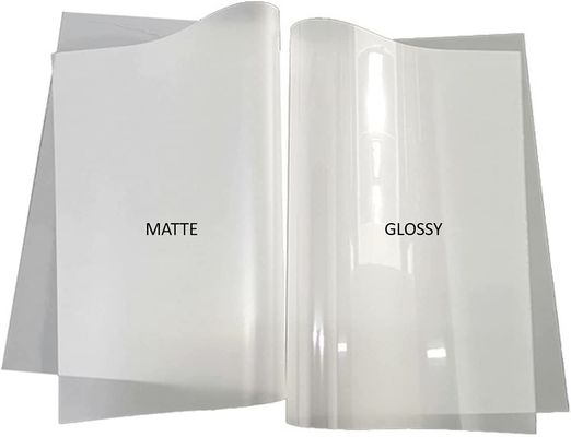 Çift taraflı 30cm 60cm DTF Film Roll 75mic Pet Film Isı Transfer Baskı için