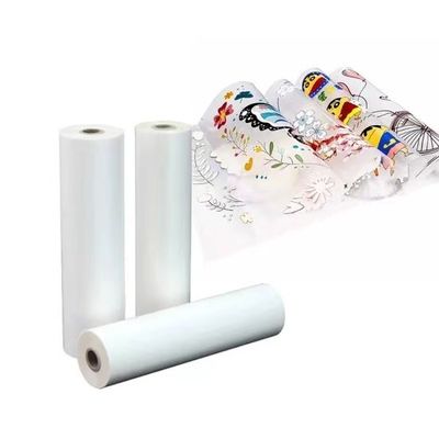 75mic mat Beyaz mürekkep baskı DTF pet film sıcak kabuk 30cm 60cm doğrudan giyim baskı için film