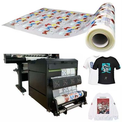 42cm Çift Yanlı Mat DTF Hot Peel Film Roll 75mic DTF Baskı Filmi Giyim İçin