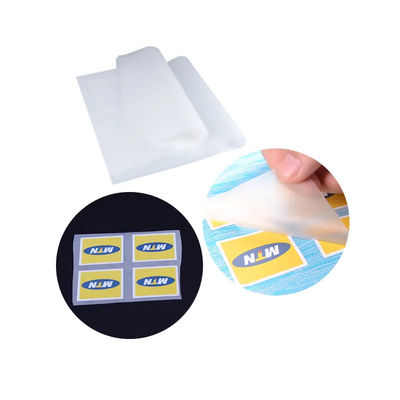 30cm*100m 75U Kalınlığı Çıkarma Pet Film Rulo Çift taraflı Soğuk Peel Sıcak Peel Sıcak Şeffaf Film 30cm Tişört DTF için
