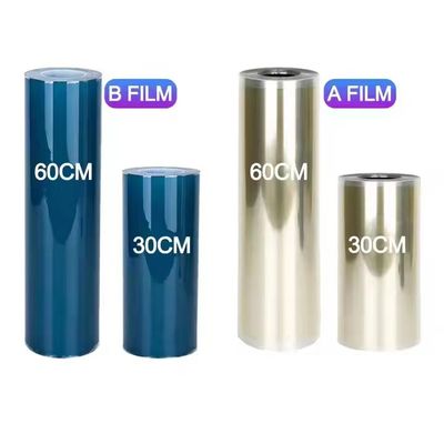 30cm UV Dtf Ab Film Vinyl Soğuk Serbestleştirme Isıtma Yok Sallanma Yok Dtf Pet AB Transfer Filmi