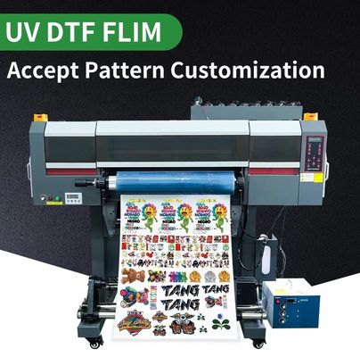 Polimer Soğuk Transfer Baskı Filmi A ve B Filmi UV DTF PET Sticker Film Roll 30cm