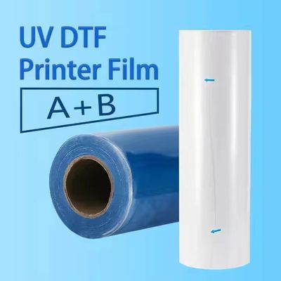 Parlak Matte UV Baskı Malzemesi Tümü Birde UV Dtf Transfer Filmleri UV Dtf Yazıcısı için