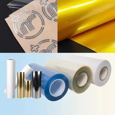 Kartof / Metal / Deri için Kristal UV Film Ab Pet Film Transfer Kağıdı