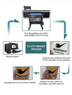 UV DTF Transfer Ab Pet Film Roll 30*100cm Ab Film Transfer DTF A3 30cm UV DTF Baskı Filmi