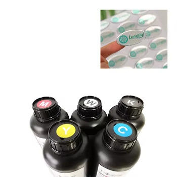 1000ml 6 Renkli UV Mürekkep Yumuşak Sert UV Baskı Mürekkep
