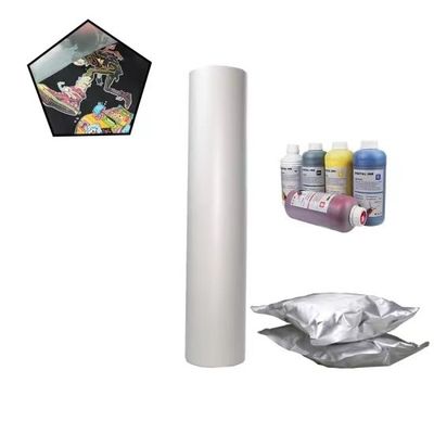33cm*100m rulo DTF filmi Double Matte Instant Peel DTF filmi 75mikron