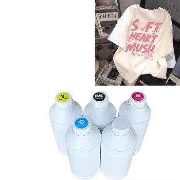 1000ml CMYK Isı Transfer Tekstil Baskı Epson I3200 için Beyaz DTF Mürekkep