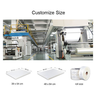 Mat Sıcak Peel 39*54cm 75 Mikron PET Serisi ve Offset Baskı için