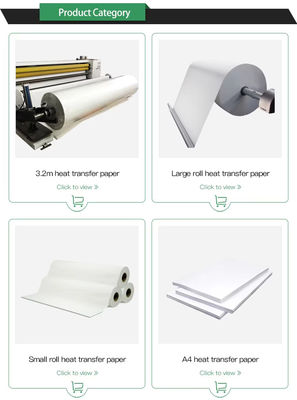 95GSM 44 inç*400m Epson Sublimasyon Kağıdı Polyester Kumaş için Rol