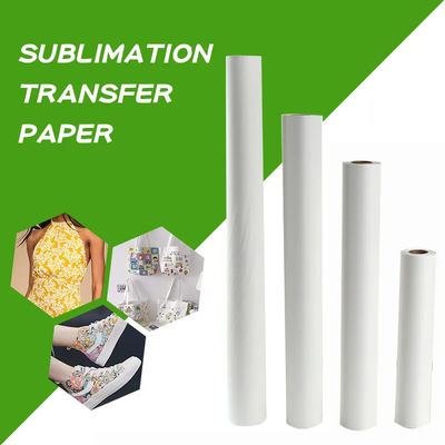 Sıcaklığa dayanıklı makine yıkanabilir sublimasyon baskı malzemesi 100gm transfer kağıdı poliester