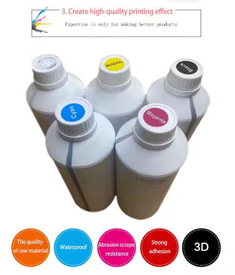 1000ml DTF mürekkep CMYK beyaz mürekkep tişört ve evcil hayvan filmi baskı için Premium DTF yazıcı mürekkepleri