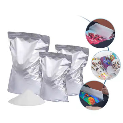 Beyaz mürekkep ısı transferi Tpu Dtf Sıcak erimiş toz yapıştırıcı termal 1kg 80mic