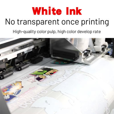 PET Transfer DTF Mürekkep Su bazlı CMYK+W Renkli Mürekkep DTF Tekstil için yazıcı mürekkepleri