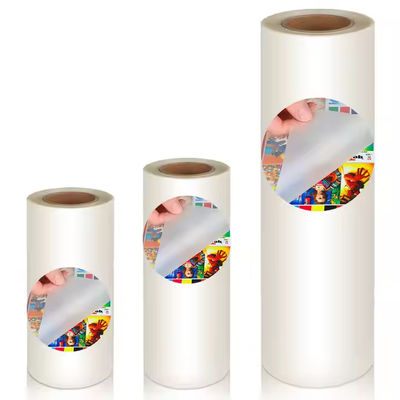 60CM x 100M DTF PET Film Roll TPU Toz uyumluluğu ile giyim için ısı transferi filmi