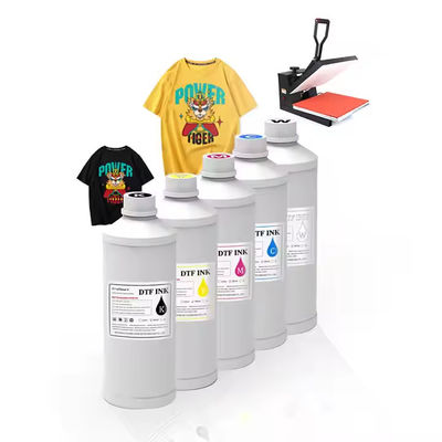Cmykw mürekkep püskürtücüsü transfer filmi Dtf pigment mürekkebi premium için Dtf baskı