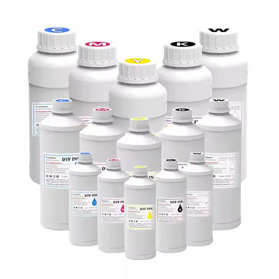 Tişört Tasarım Baskı Evcil hayvan filmi Epson Dtf Mürekkep Cmykw 1000ml Her şişe için L1800