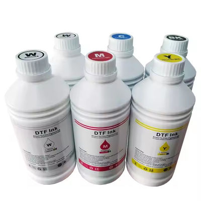 Epson I3200 için beyaz tekstil pigment DTF transfer mürekkebi 1000 ml
