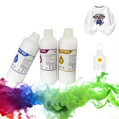 1000ml/Şüşe Tekstil DTF Pigment Mürekkep Transfer Film Baskı DTF Yazıcıya