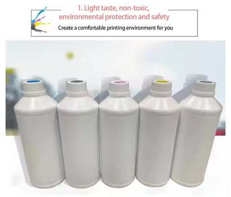 CMYK W Renkler 500ml Dtf Pigment Mürekkep Su Üzerine Basılı Yazıcı için Isı Transfer Baskı