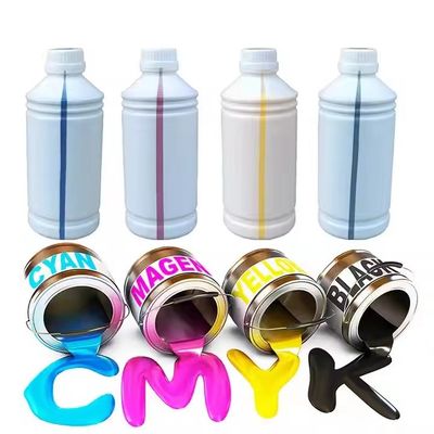 1000ML CMYK DTF Pet Film Epson I3200 XP600 8550 için Beyaz Transfer Pigman Mürekkebi